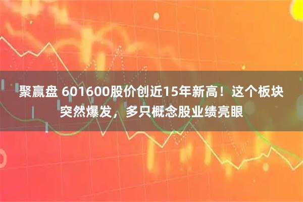 聚赢盘 601600股价创近15年新高!这个板块突然爆发,多只概念股业绩亮眼